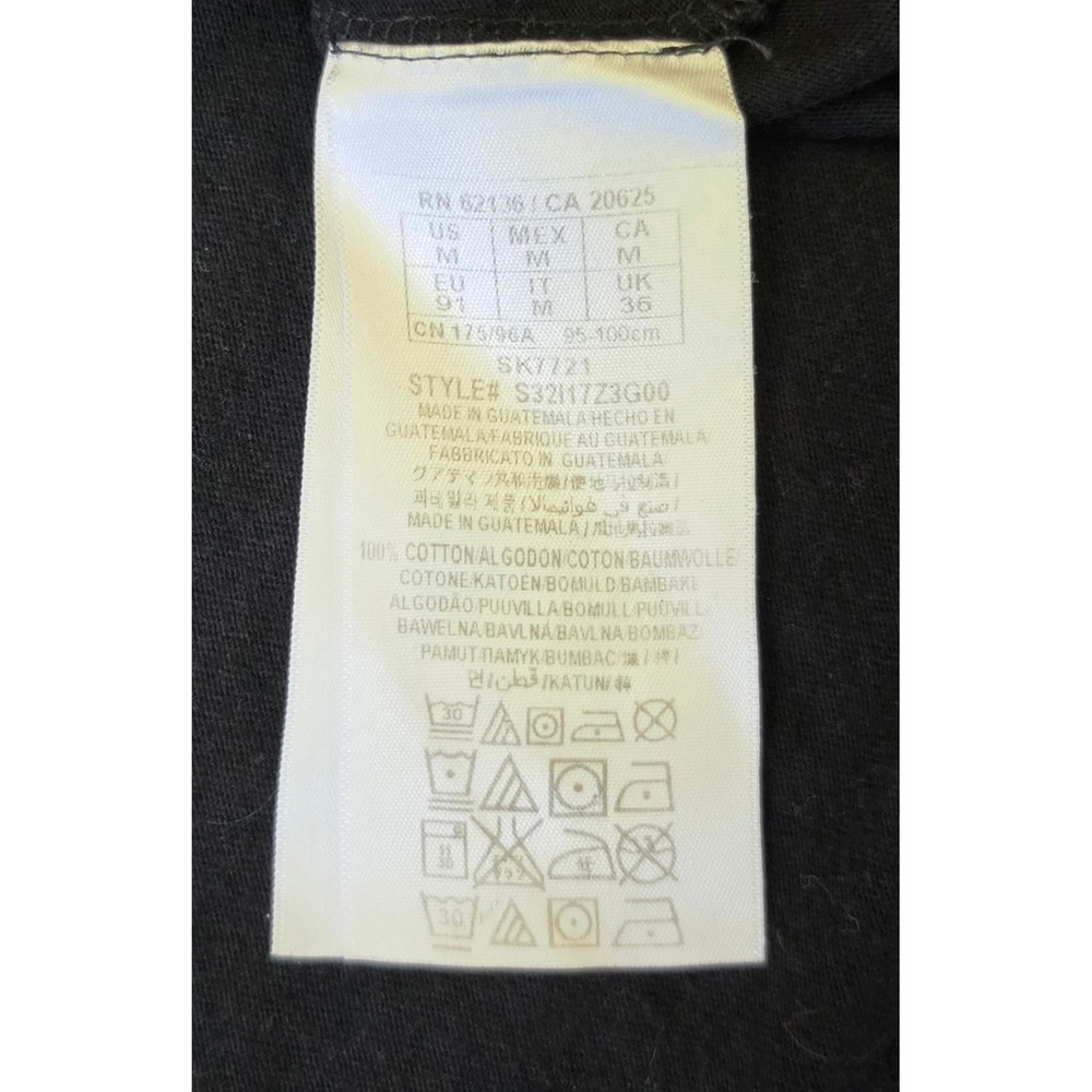 Men's Guess Los Angeles Mens Black Graphic Skull Palm Diamond T-Shirt Medium - Picture 4 of 11